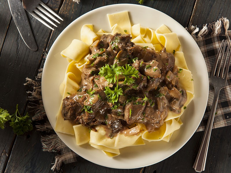 Ground Beef Stroganoff