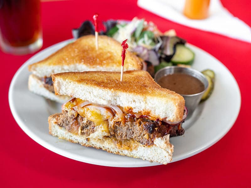 Meatloaf Cheese Sandwich