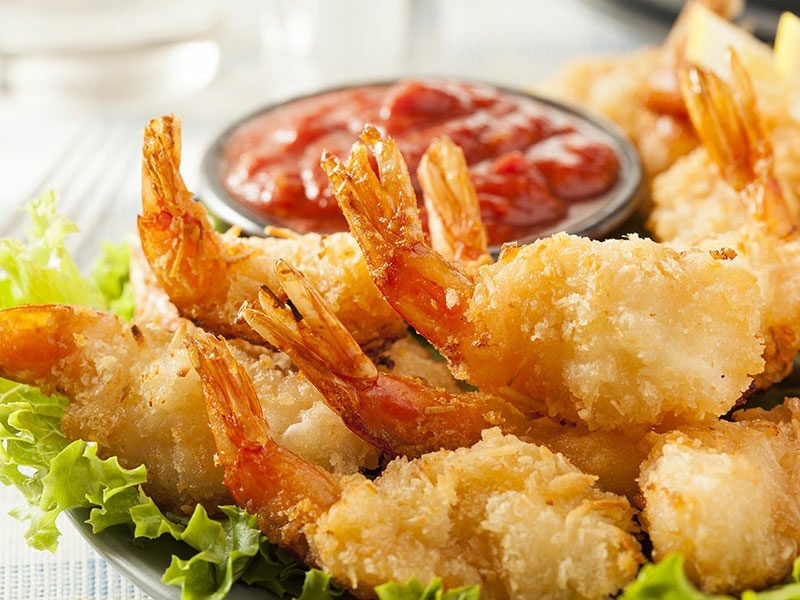 Fried Organic Coconut Shrimp