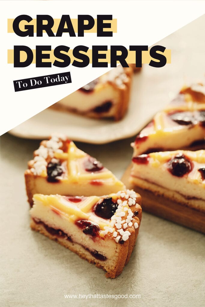 Grape Desserts