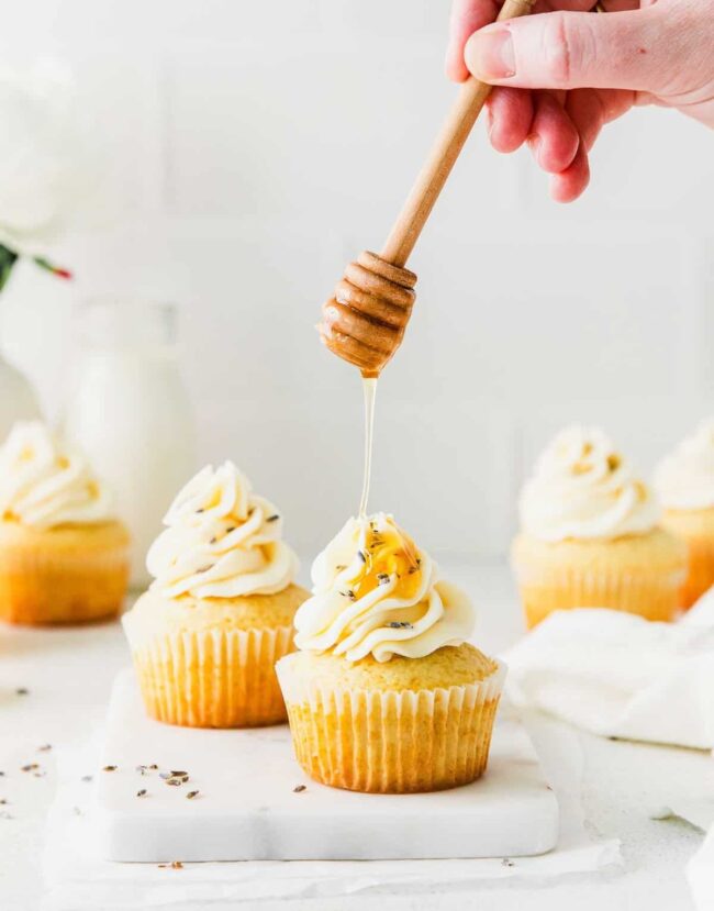 Lavender Honey Cupcakes