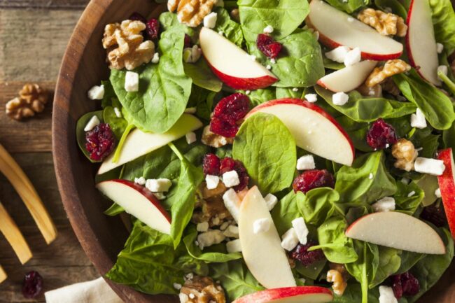 Spinach Apple Salad