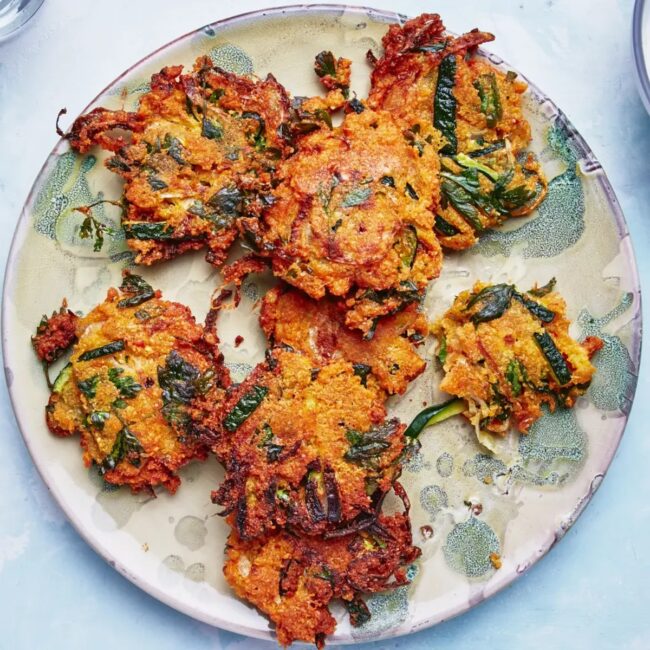 Lentil and Zucchini Fritters