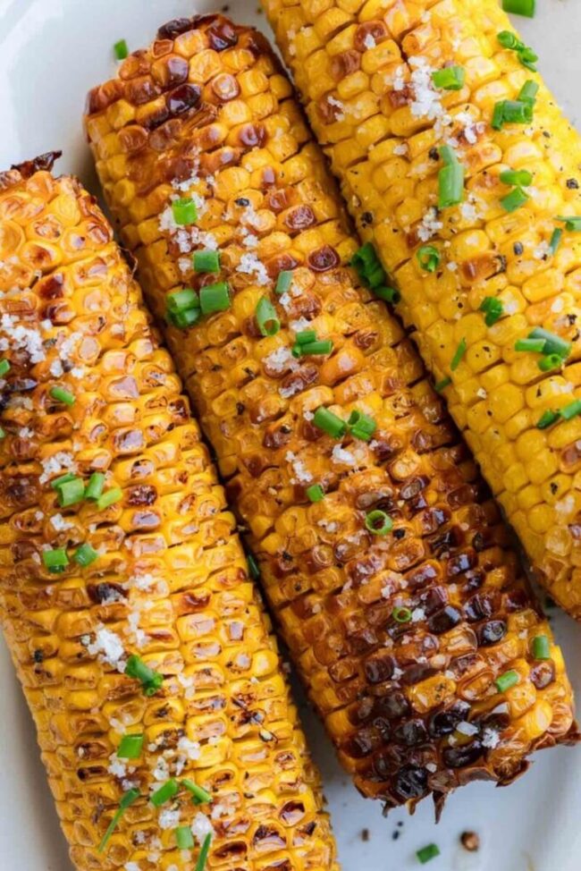 Buttery Air Fryer Corn on the Cob