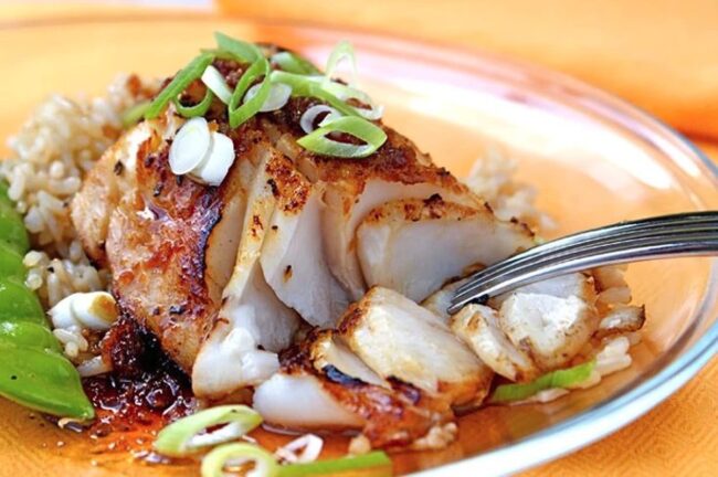 Ginger Soy Glazed Cod