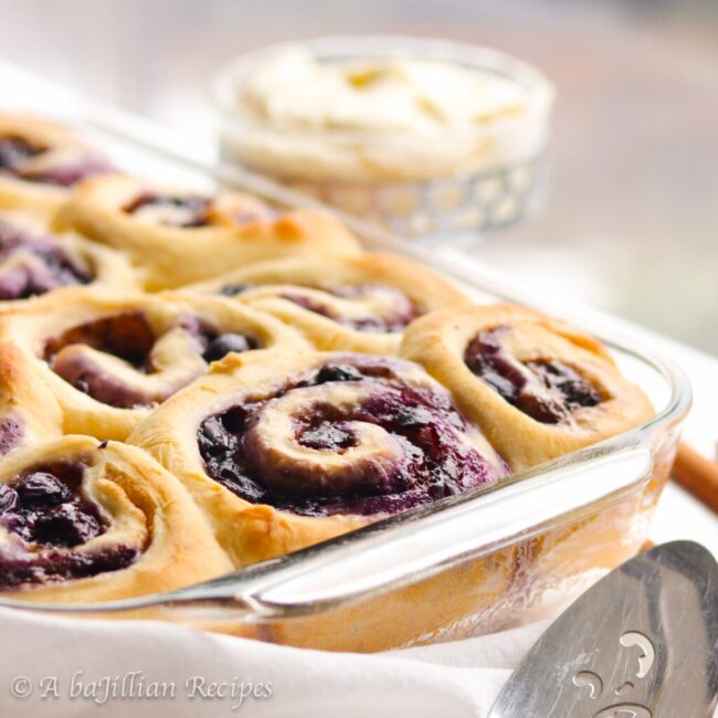 Blueberry Cinnamon Rolls