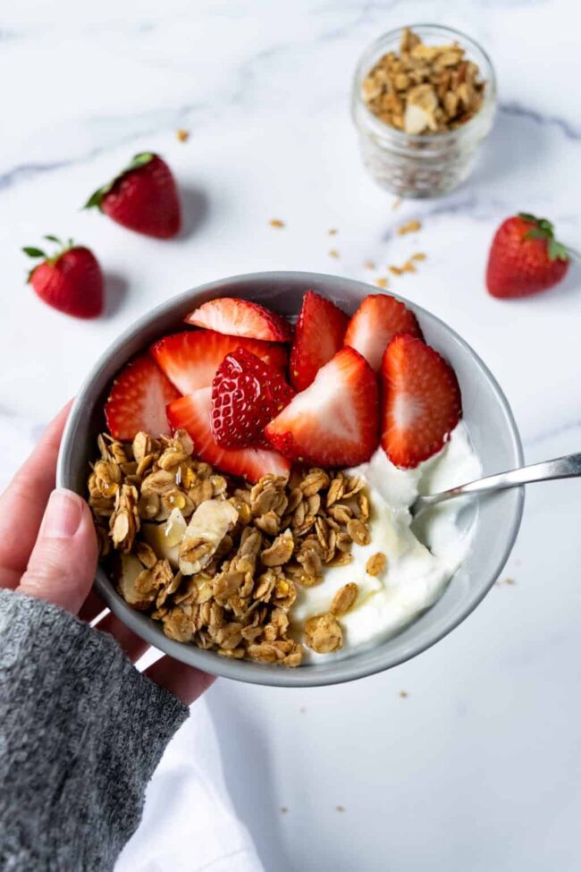 Granola and Greek Yogurt