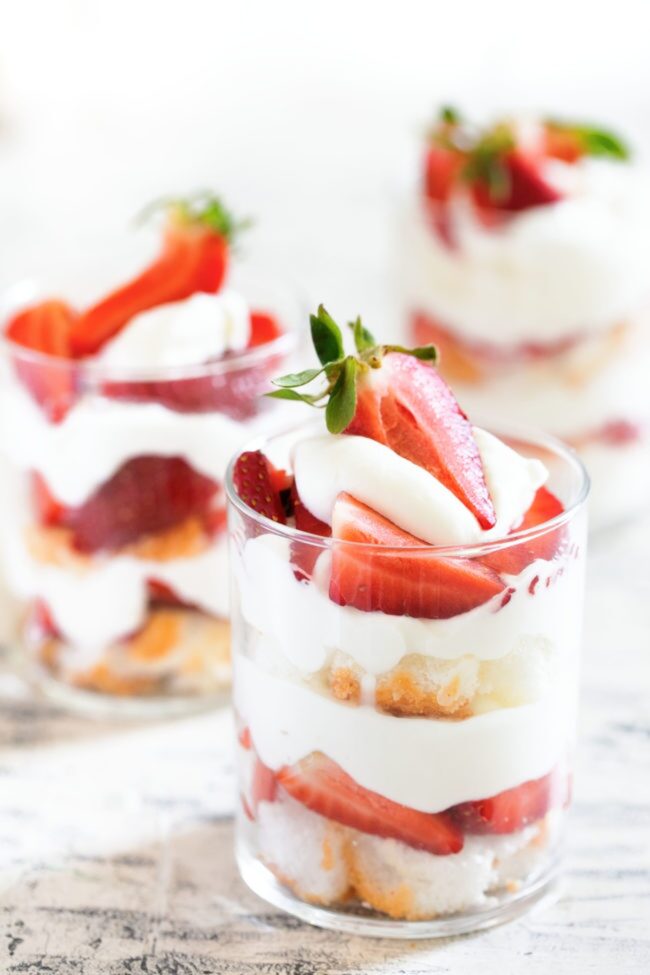 Strawberry Trifles