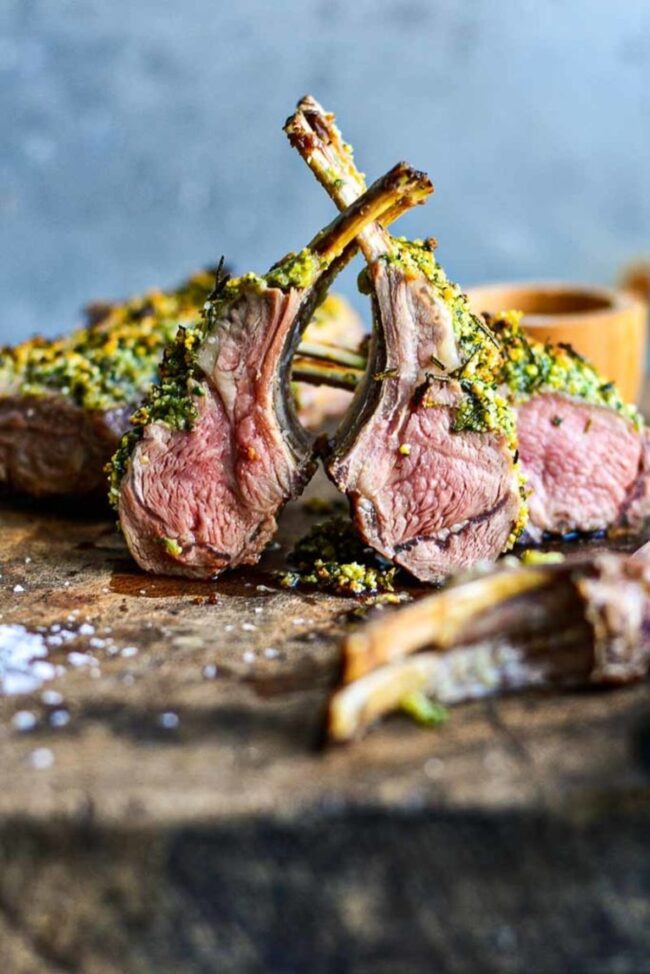 Rack of Lamb with Herb Crust