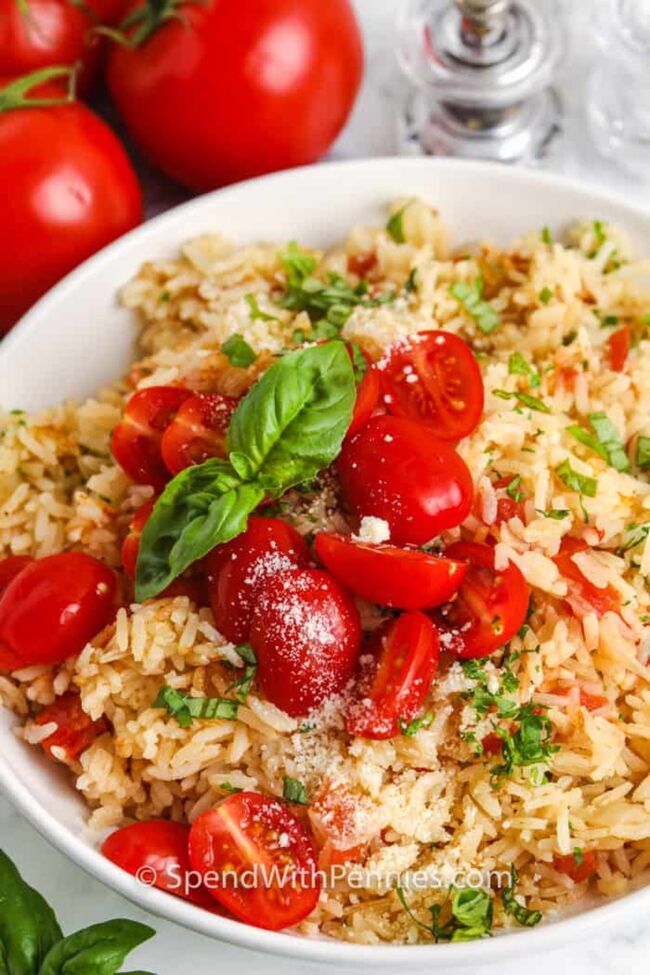 Tomato Basil Rice