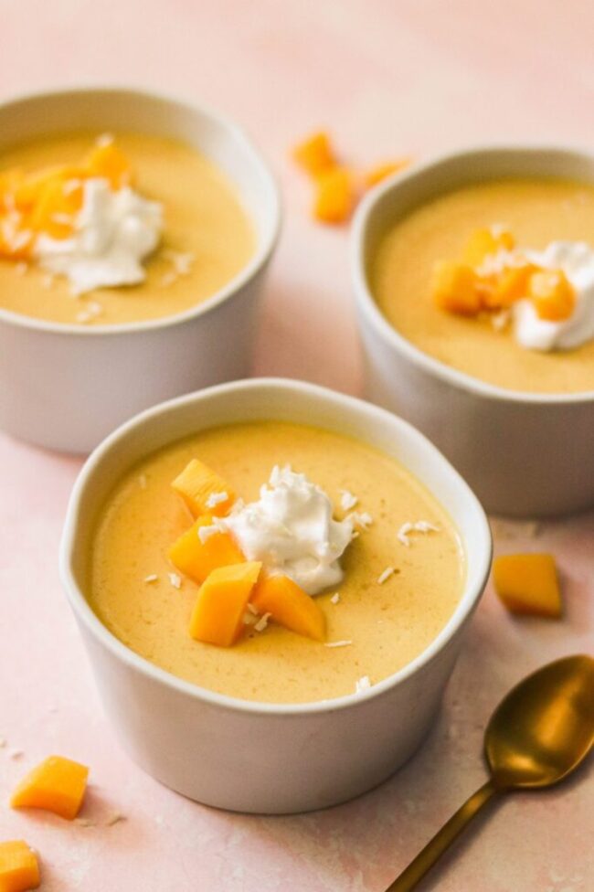 Mango Coconut Pudding