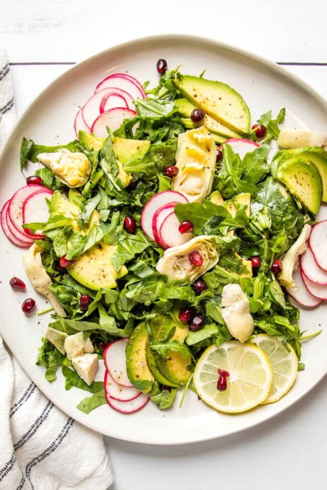 Arugula Salad with Lemon Vinaigrette