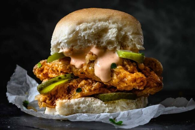 Hot Agave Chicken Sandwich