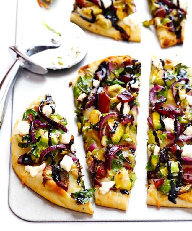 Bacon and Brussels Sprouts Flatbread