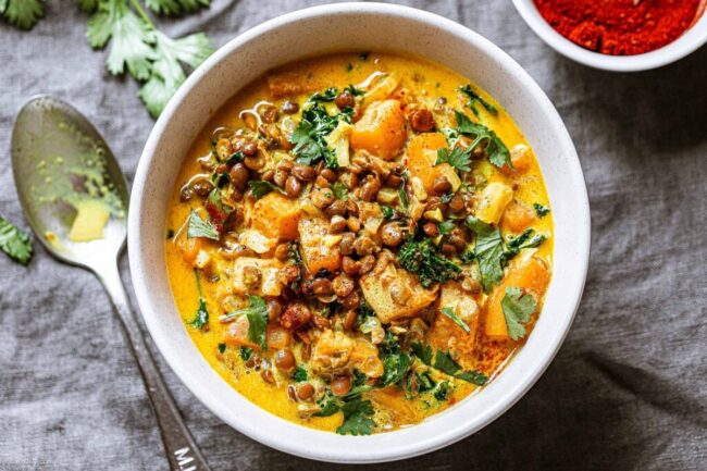 Lentil and Butternut Squash Stew