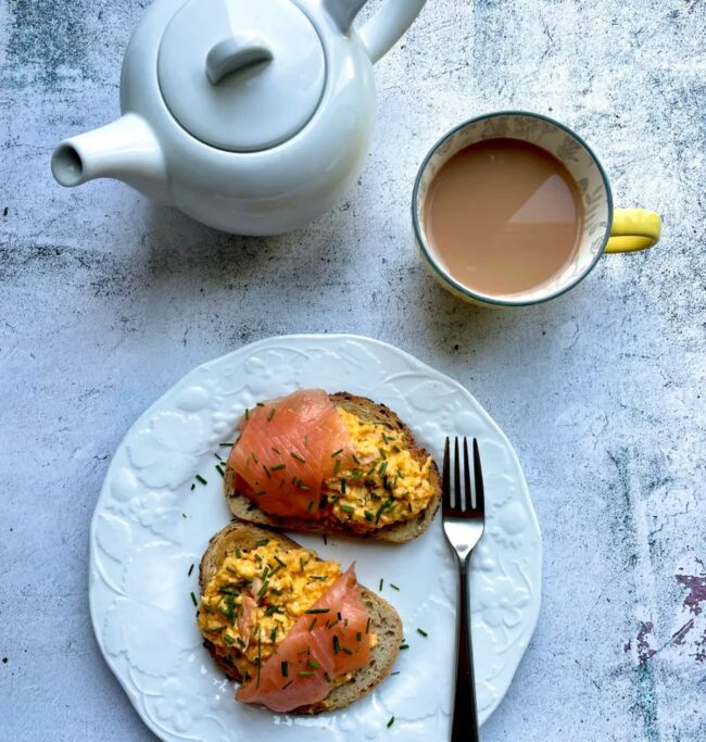 Smoked Salmon and Scrambled Eggs