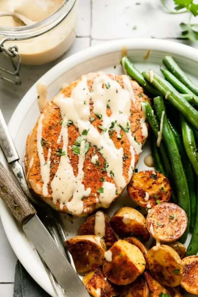 Honey Mustard Pork Chops