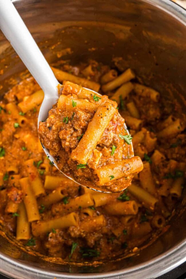 Instant Pot Beef Ziti