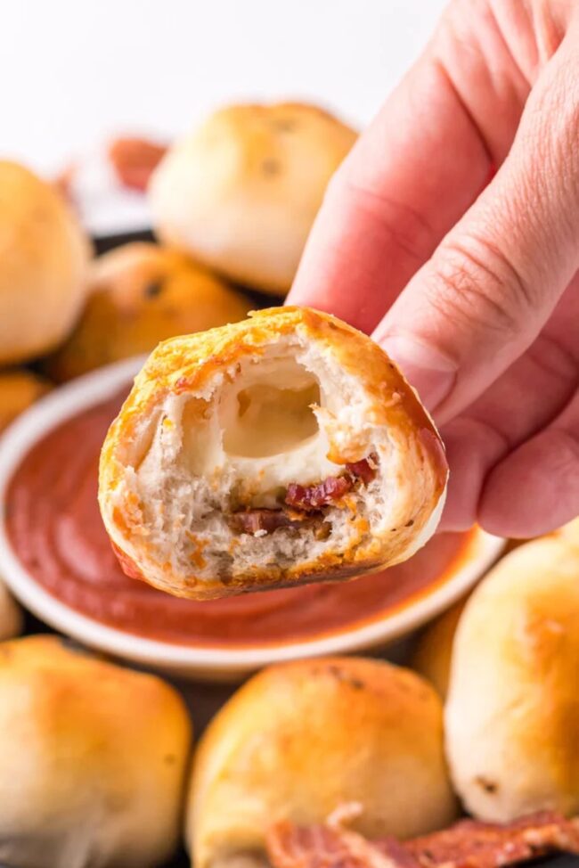 Cheesy Bacon Biscuit Bombs