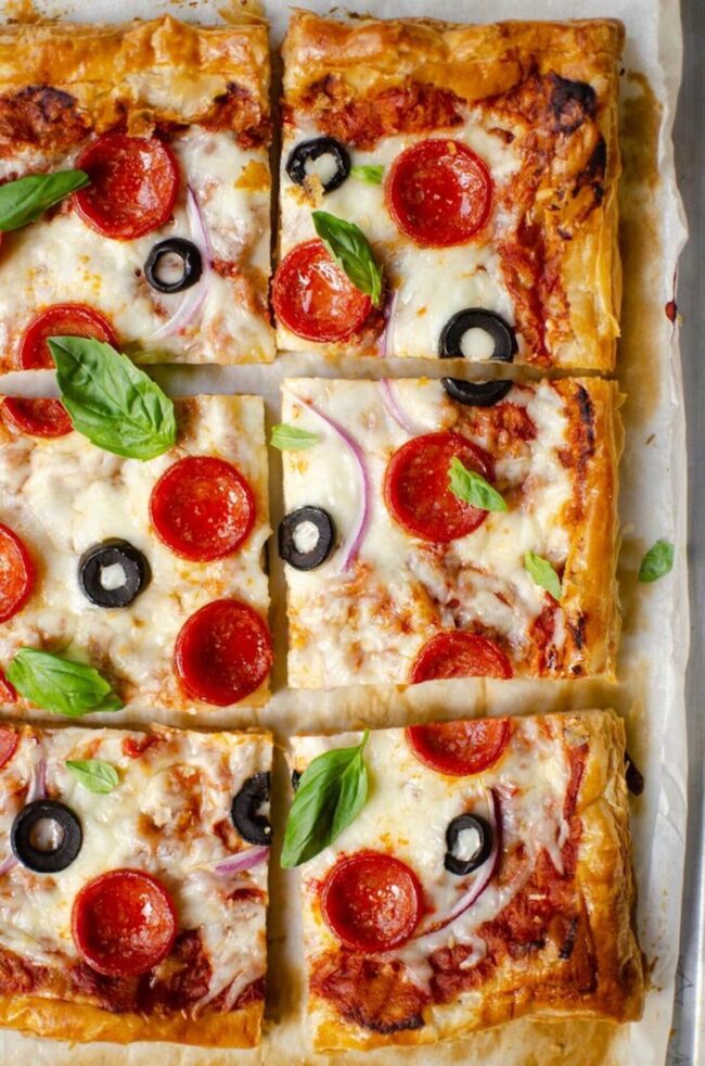 Puff Pastry Pizza