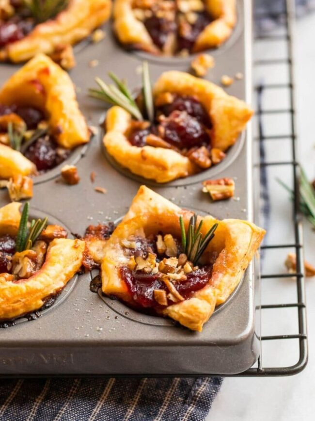 Brie and Cranberry Bites