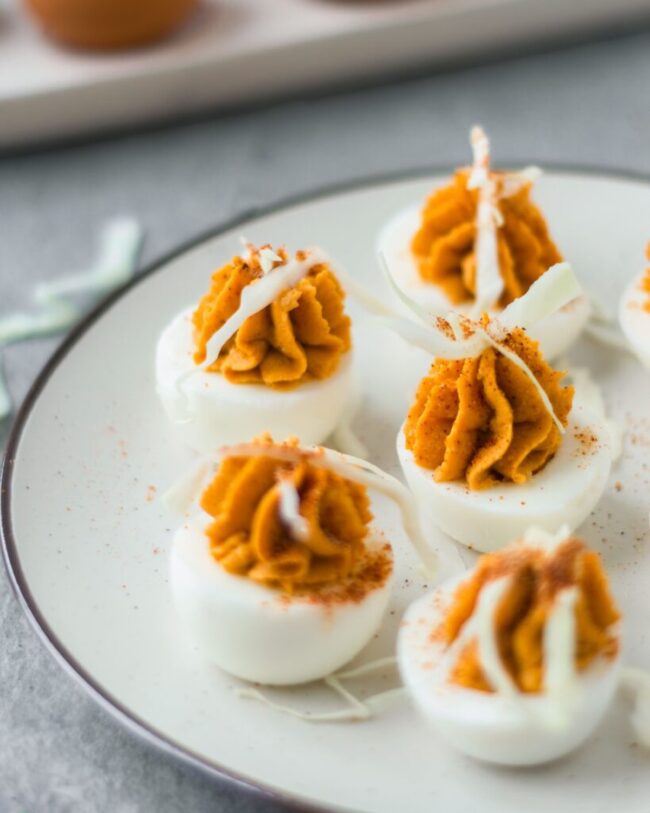 BBQ Deviled Eggs