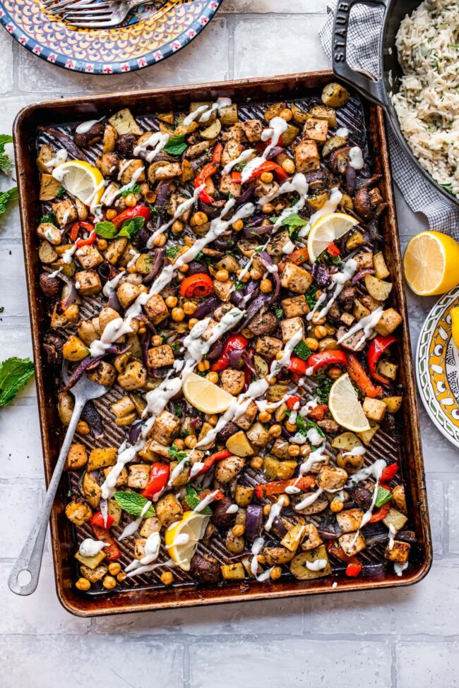 Meatless Monday Sheet Pan Dinner