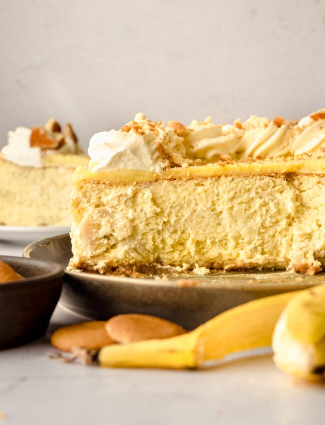 Decadent Banana Cheesecake