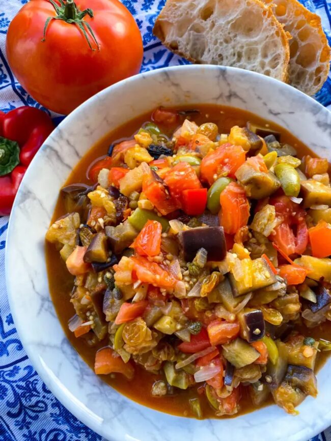 Sicilian Eggplant Caponata