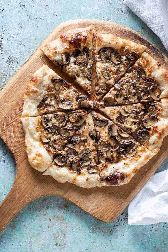 Cremini Mushroom Pizza