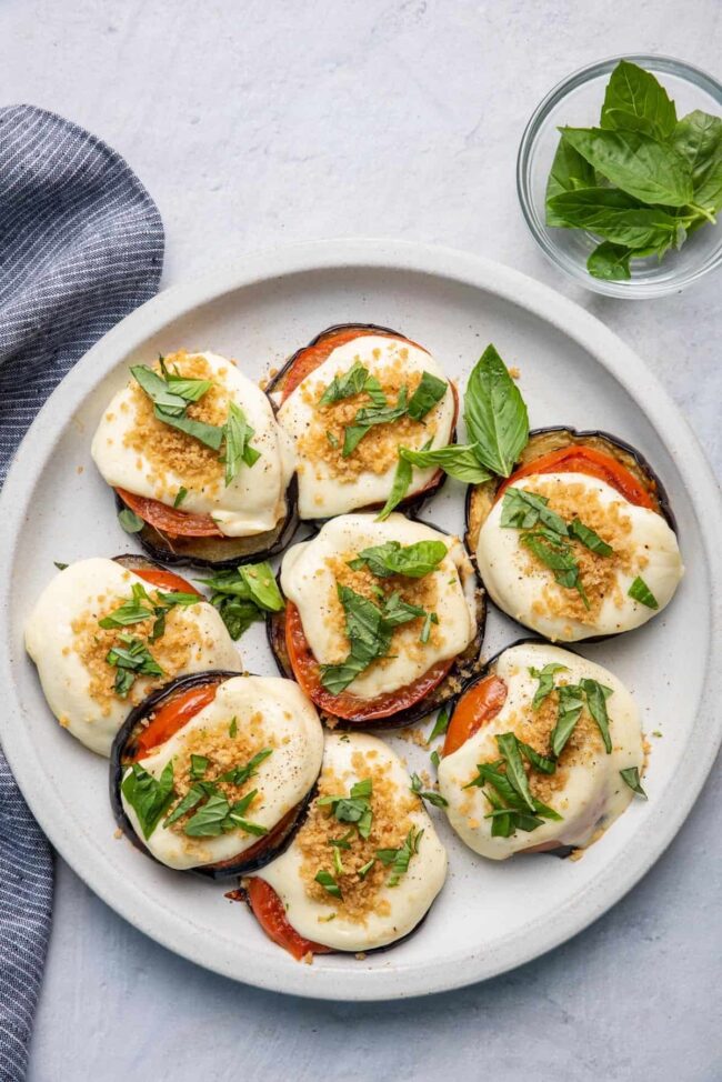 Grilled Eggplant Parmesan