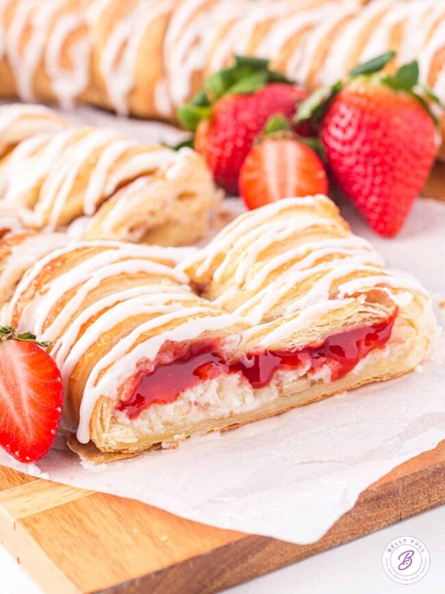 Flaky Strawberry Danish