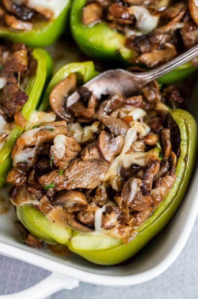 Steak Stuffed Peppers