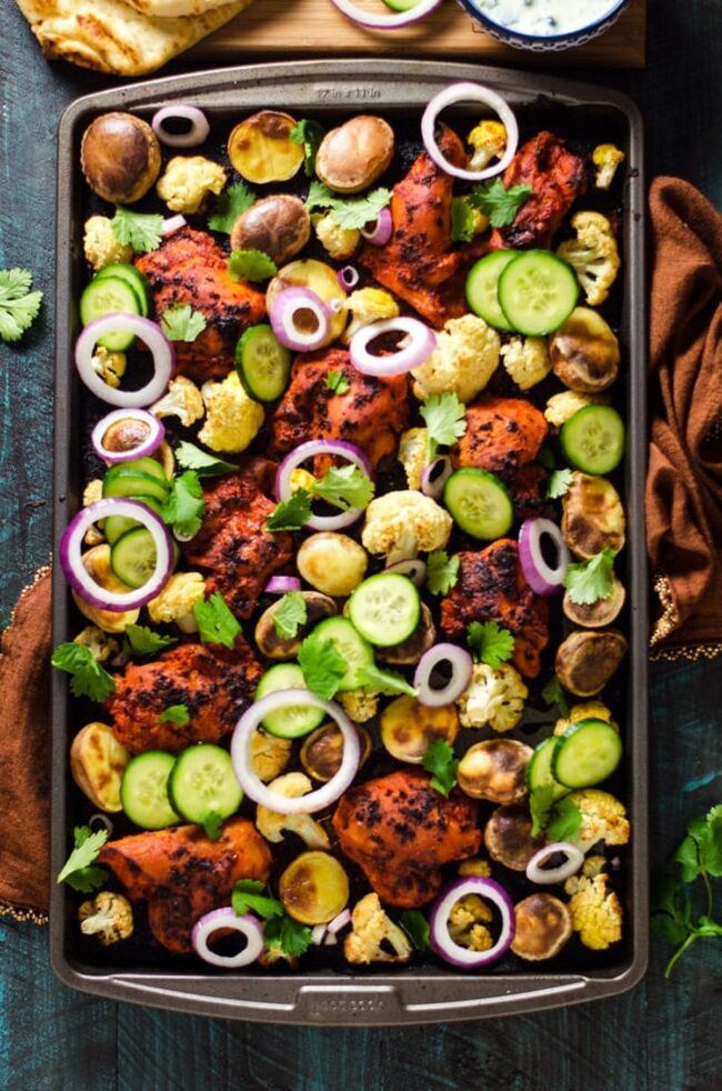 Tandoori Chicken and Veggies