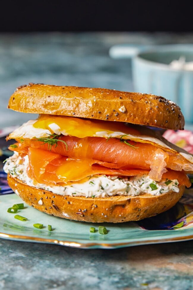 Smoked Salmon Bagels