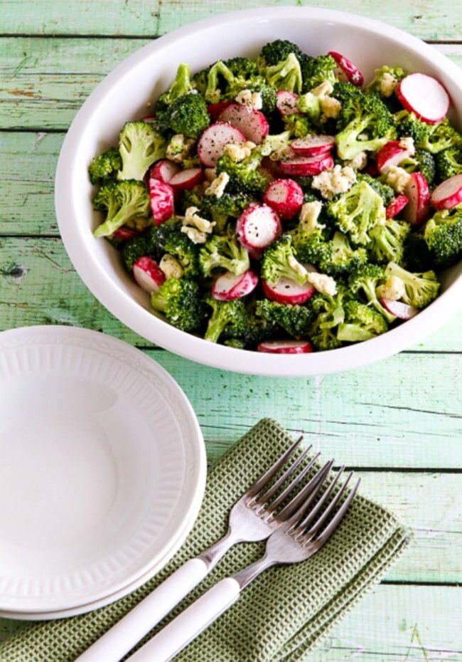 Radish & Gorgonzola Salad