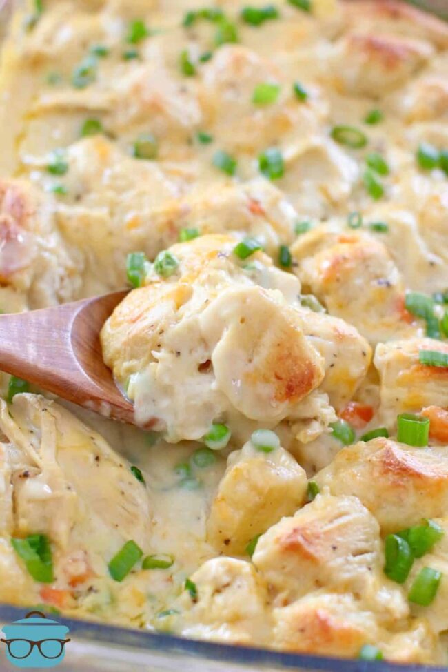 Creamy Chicken Biscuit Bake