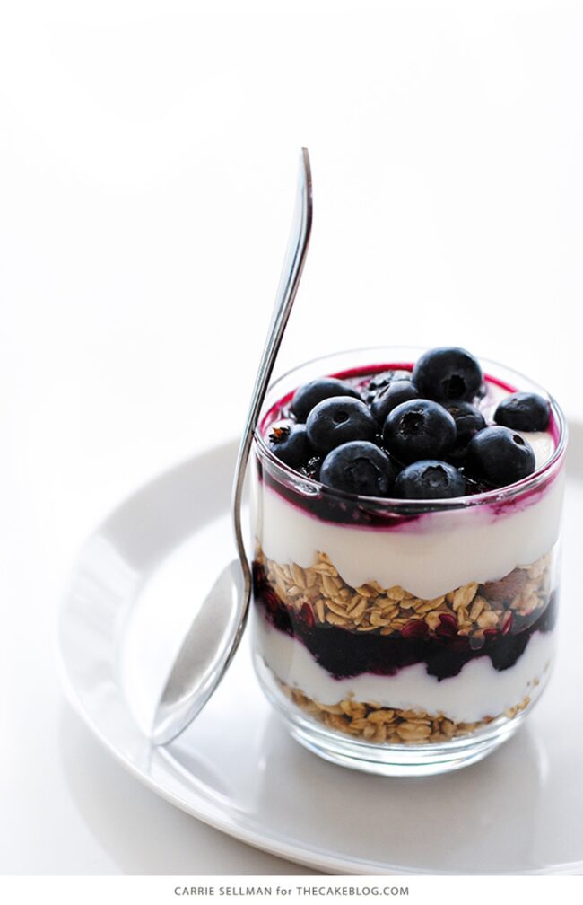 Blueberry Yogurt Parfaits