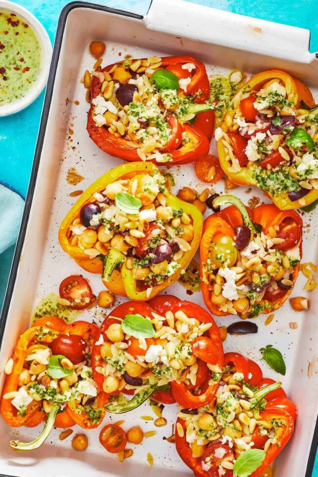 Vegan Stuffed Bell Peppers