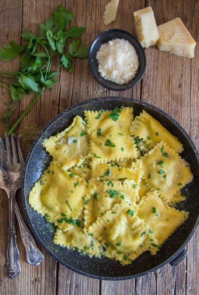 Porcini Mushroom Ravioli