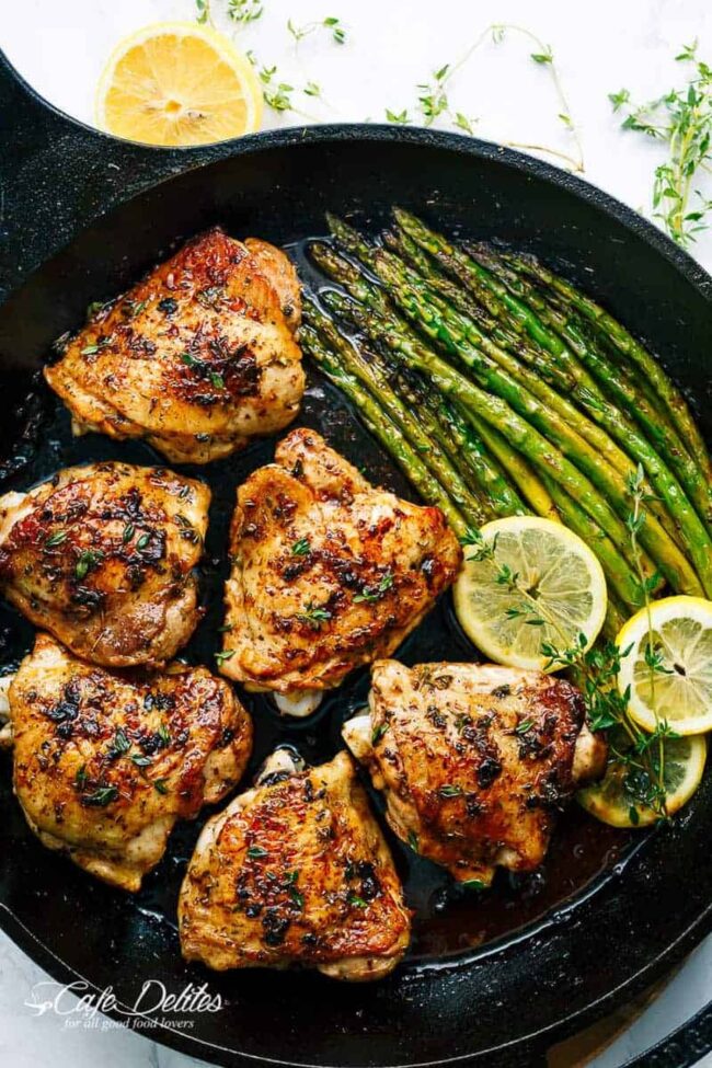 Lemon Chicken with Asparagus