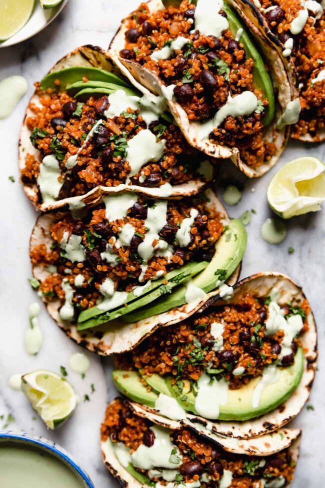 Loaded Quinoa Tacos