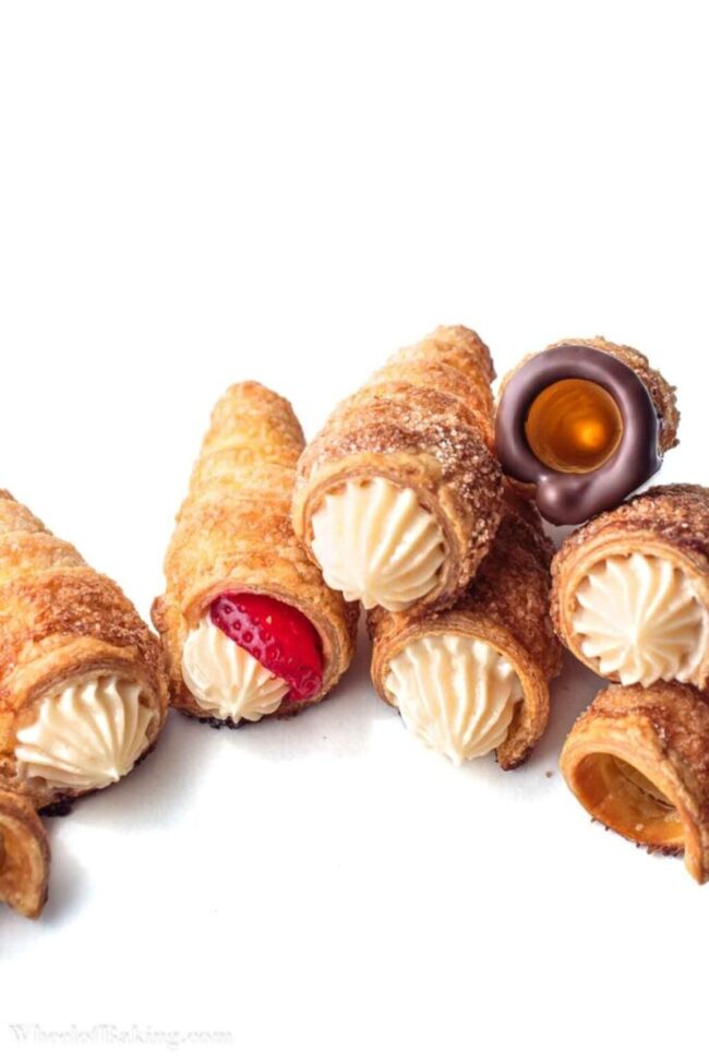 Puff Pastry Ice Cream Cones