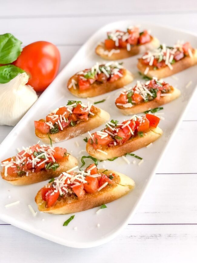 Bruschetta with Tomato and Basil