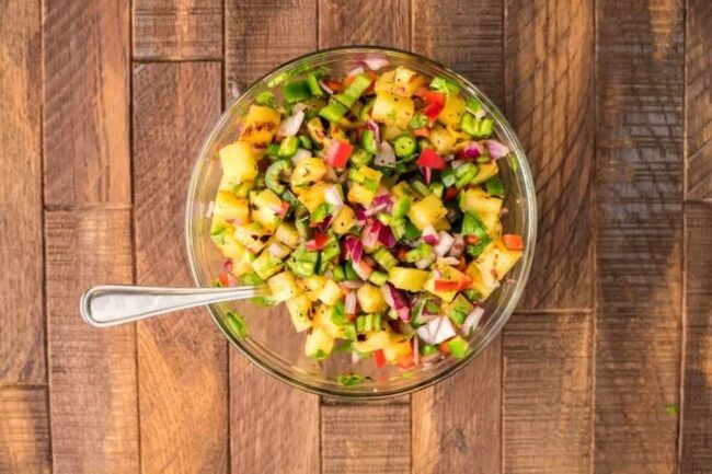 Grilled Pineapple Salsa