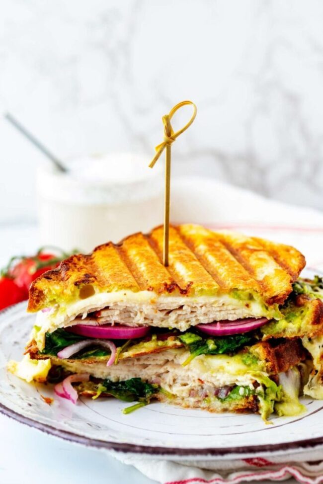 Turkey and Avocado Panini