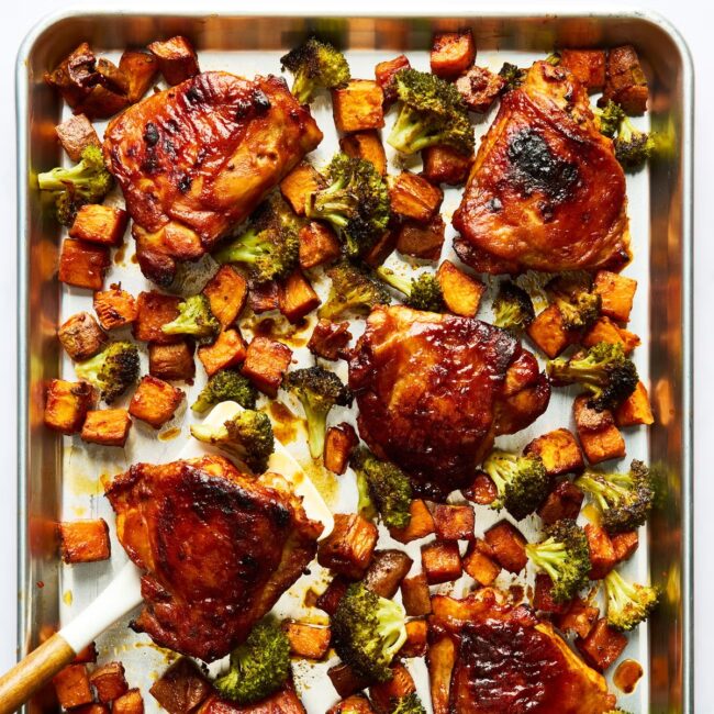 BBQ Chicken with Sweet Potatoes