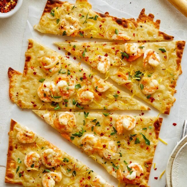 Shrimp Scampi Flatbread