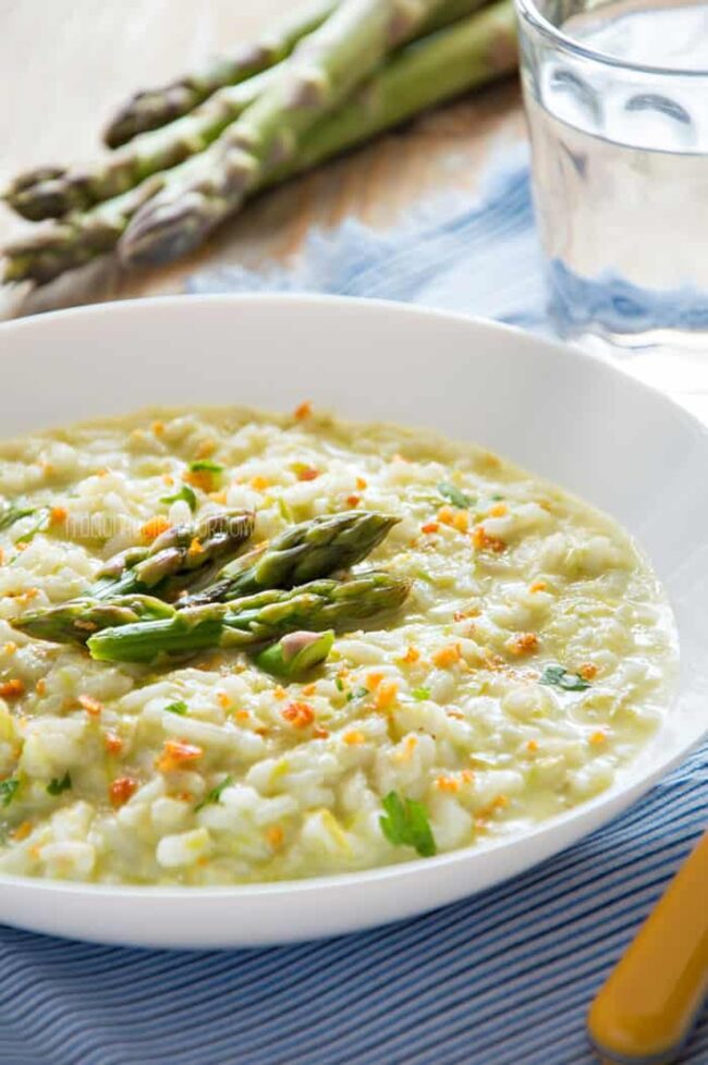 Cream of Asparagus Risotto