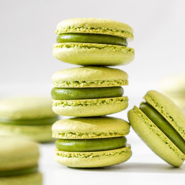 Matcha Green Tea Macarons